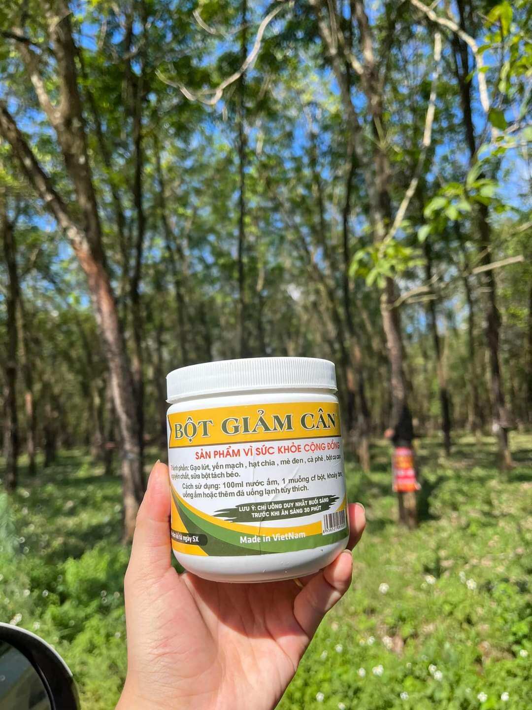 Bột Giảm Cân Mị Hương 250gr _ Hoàn toàn từ gạo lứt, hạt chia, mè đen,Yến Mạch, Lá Sen