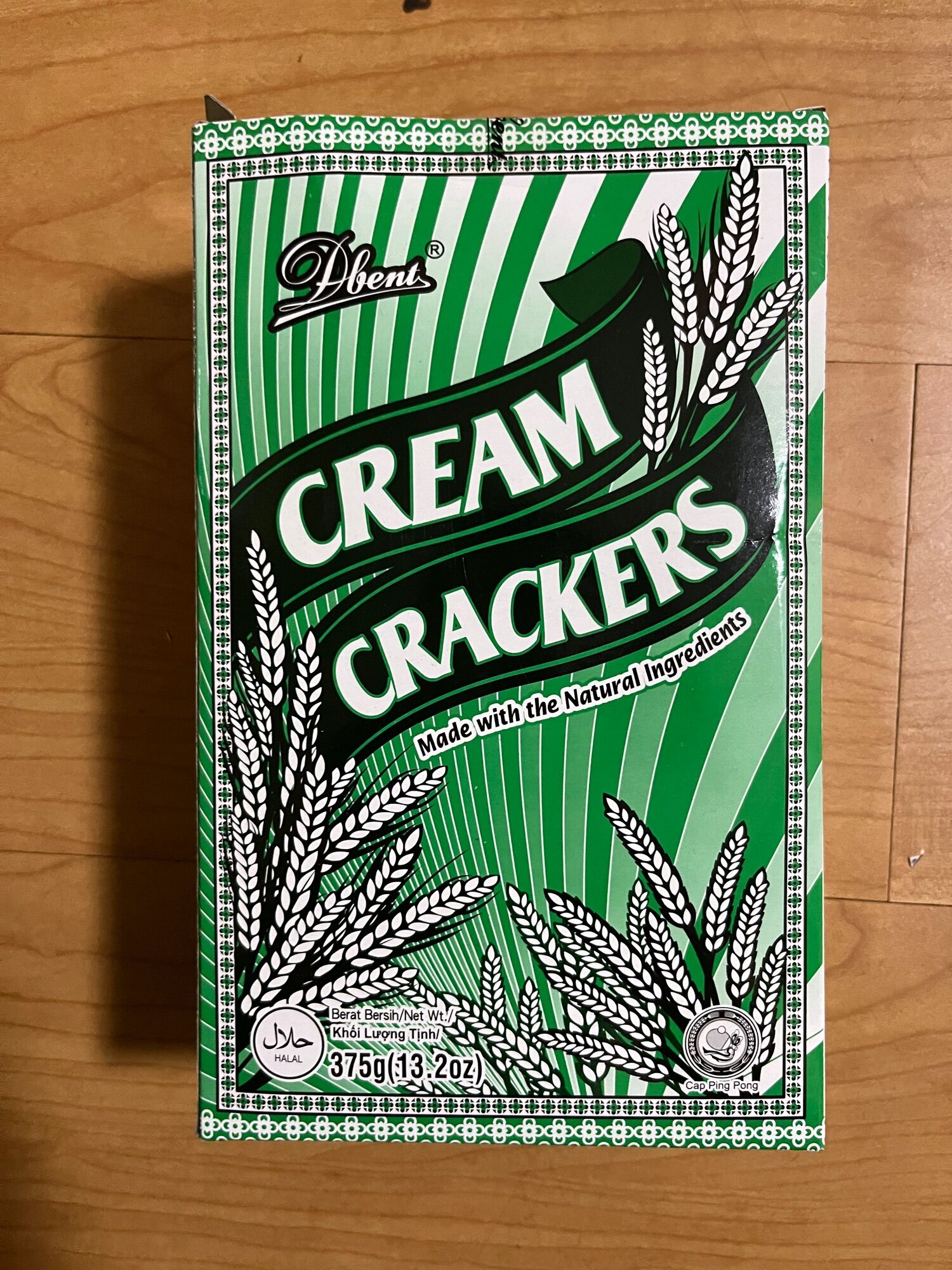 Bánh Lúa Lạt Ăn Kiêng Dbent Cream Crackers Hộp 375g
