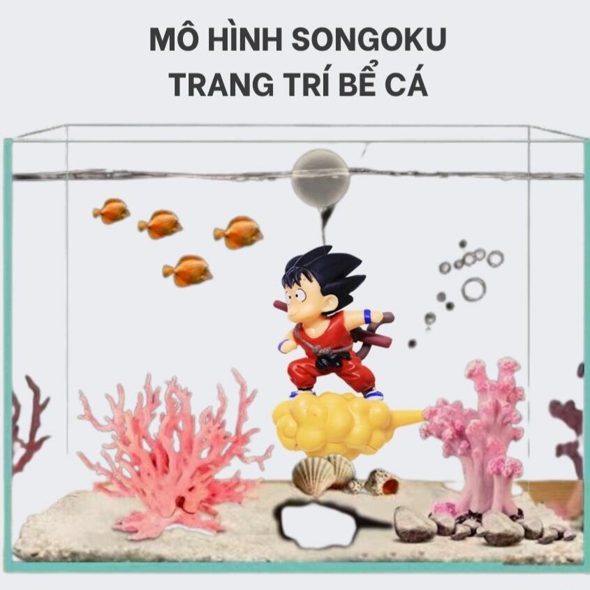 Mô hình Songoku - Trang trí bể cá - Mr Fish
