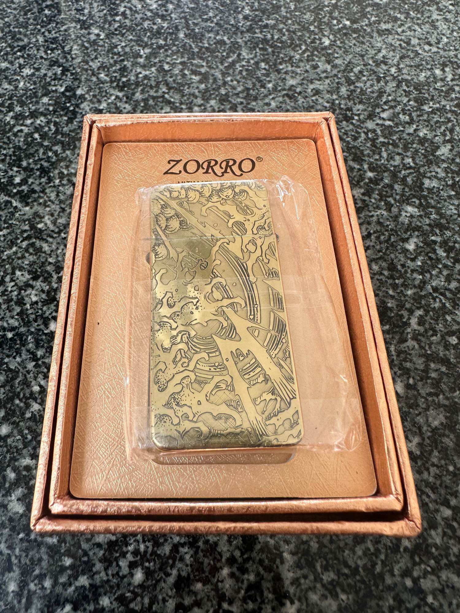 Zippo Zorro Slim Cá Chép Vượt Vũ Môn