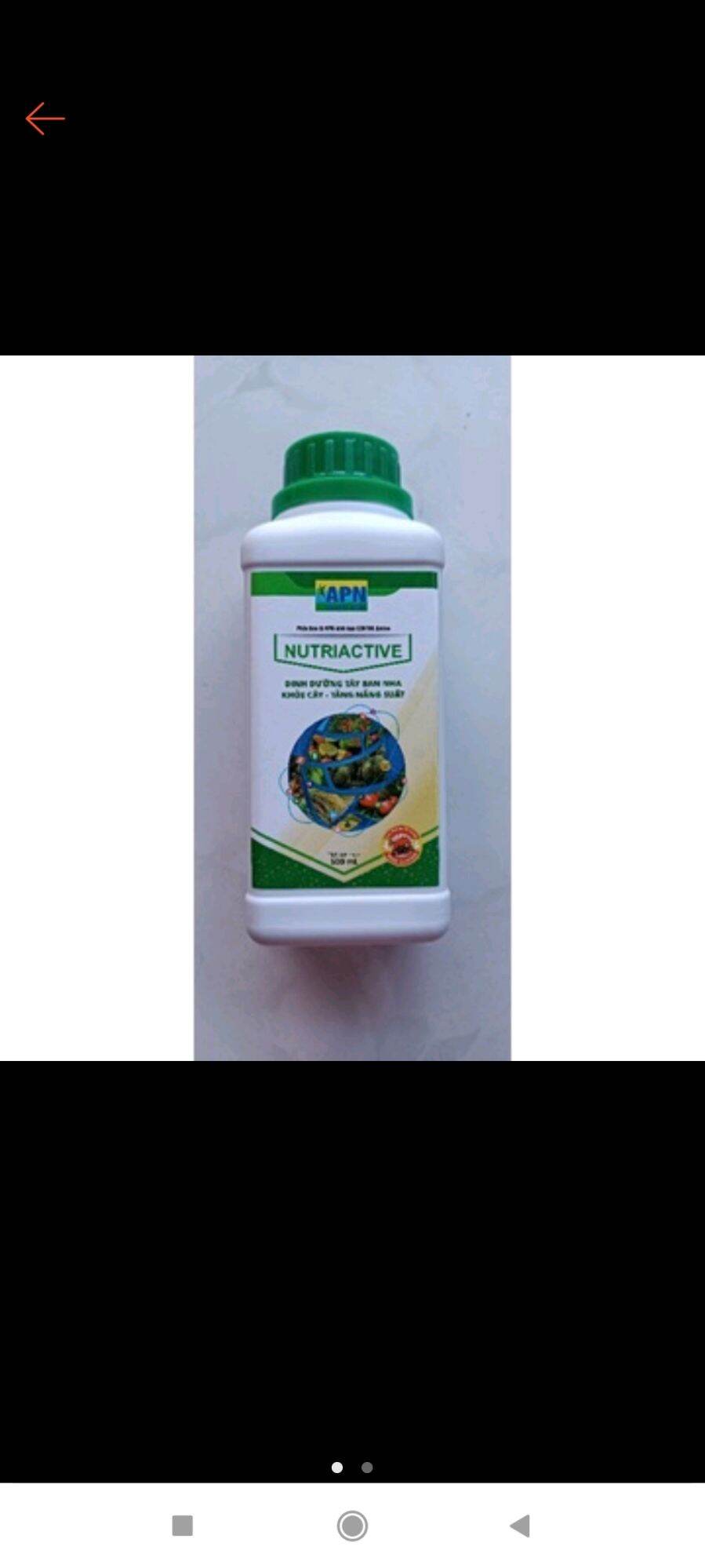 Nutriactive dinh dưỡng Tây Ban Nha cho cây khoẻ