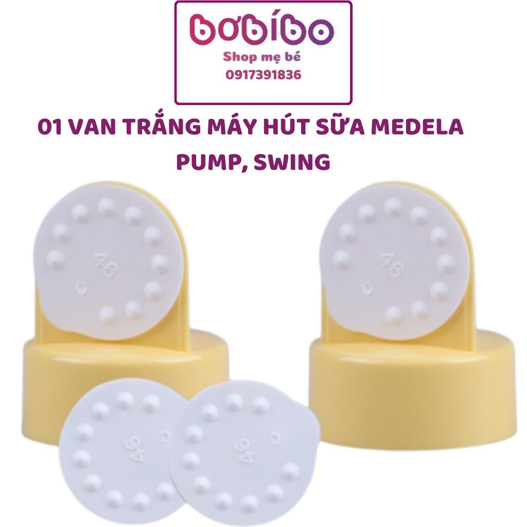 Van trắng máy hút sữa Medela Pump hàng chính hãng - Phụ kiện máy hút sữa máy Harmony, Swing, Mini electric, Pump