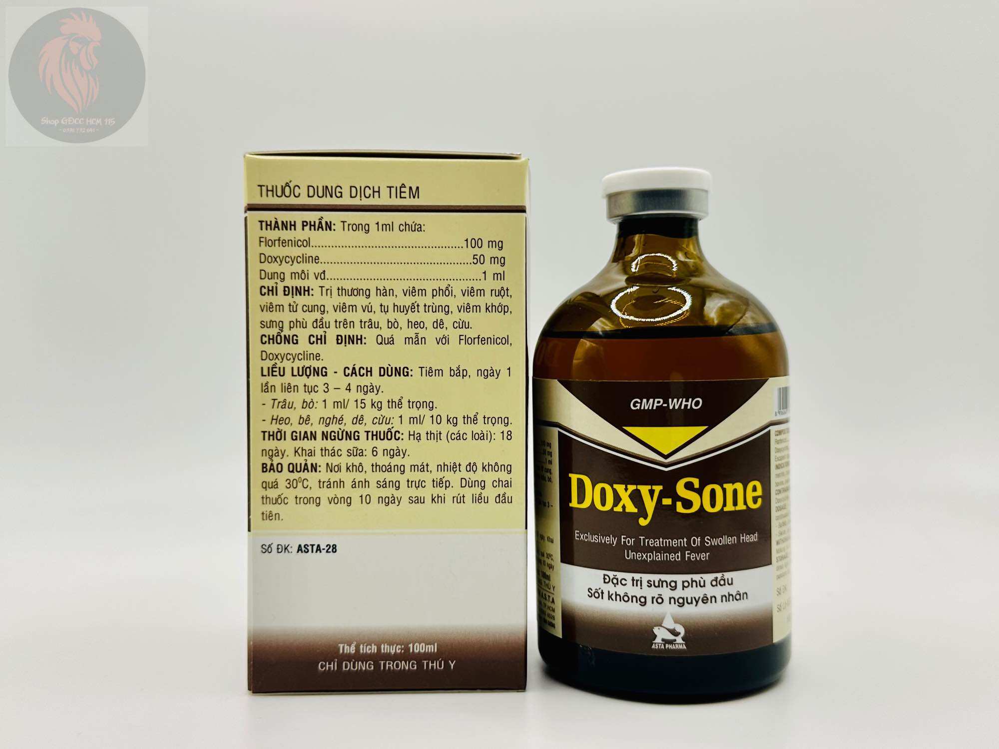 DOXY - SONE 100ml ( Sưng Phù Đầu, Khò Khè )