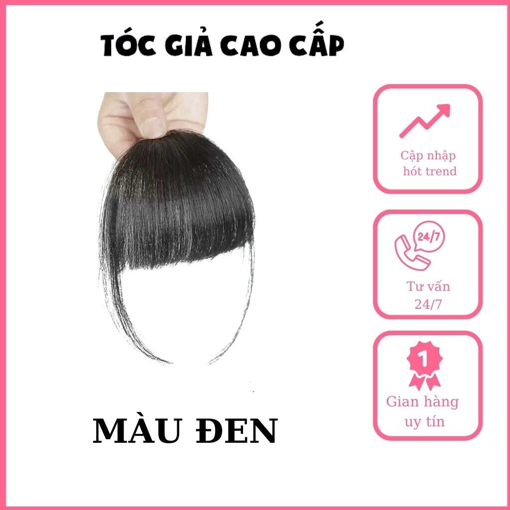 Tóc giả mái thưa tóc thật ❇️dệt tay tự nhiên ❇️