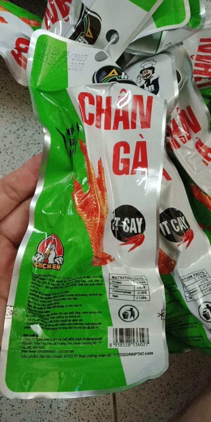 combo 10 chân gà alishan Việt Nam thơm cay