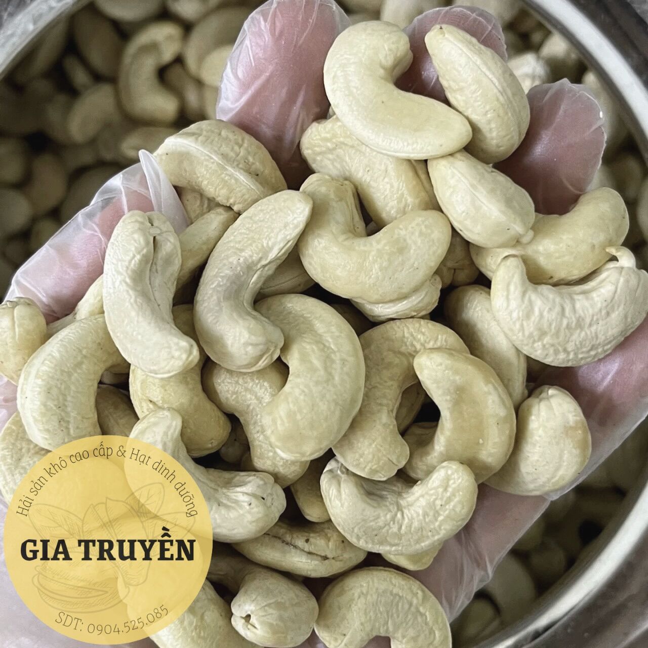 Hạt điều tươi nguyên hạt - làm sữa hạt, làm bánh, nấu chè - hạt điều nguyên vị loại 1 - đóng túi zip 250g, 500g