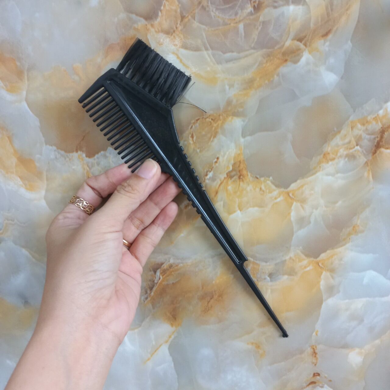 Lược chổi nhuộm tóc 2 đầu chải