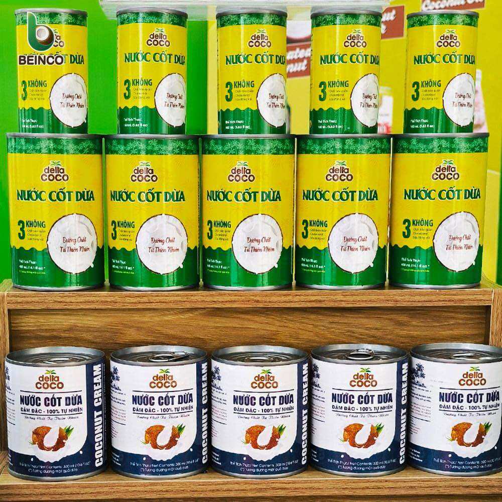 Nước Cốt Dừa Delta CoCo Lon Beinco