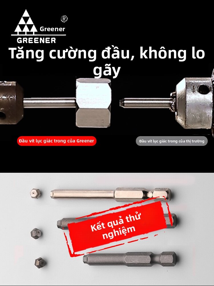 Greener | Ball Head Hexagon Strong Magnetic Electric Screwdriver Giá 100,000 Đồng*Miễn phí vận chuyển