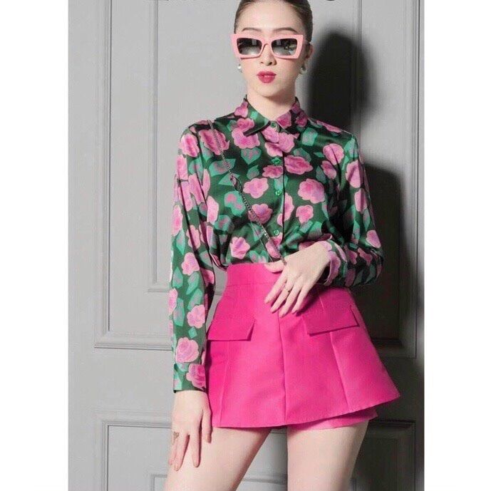 Áo sơ mi lụa công sở hàng cao cấp chất lụa nhật