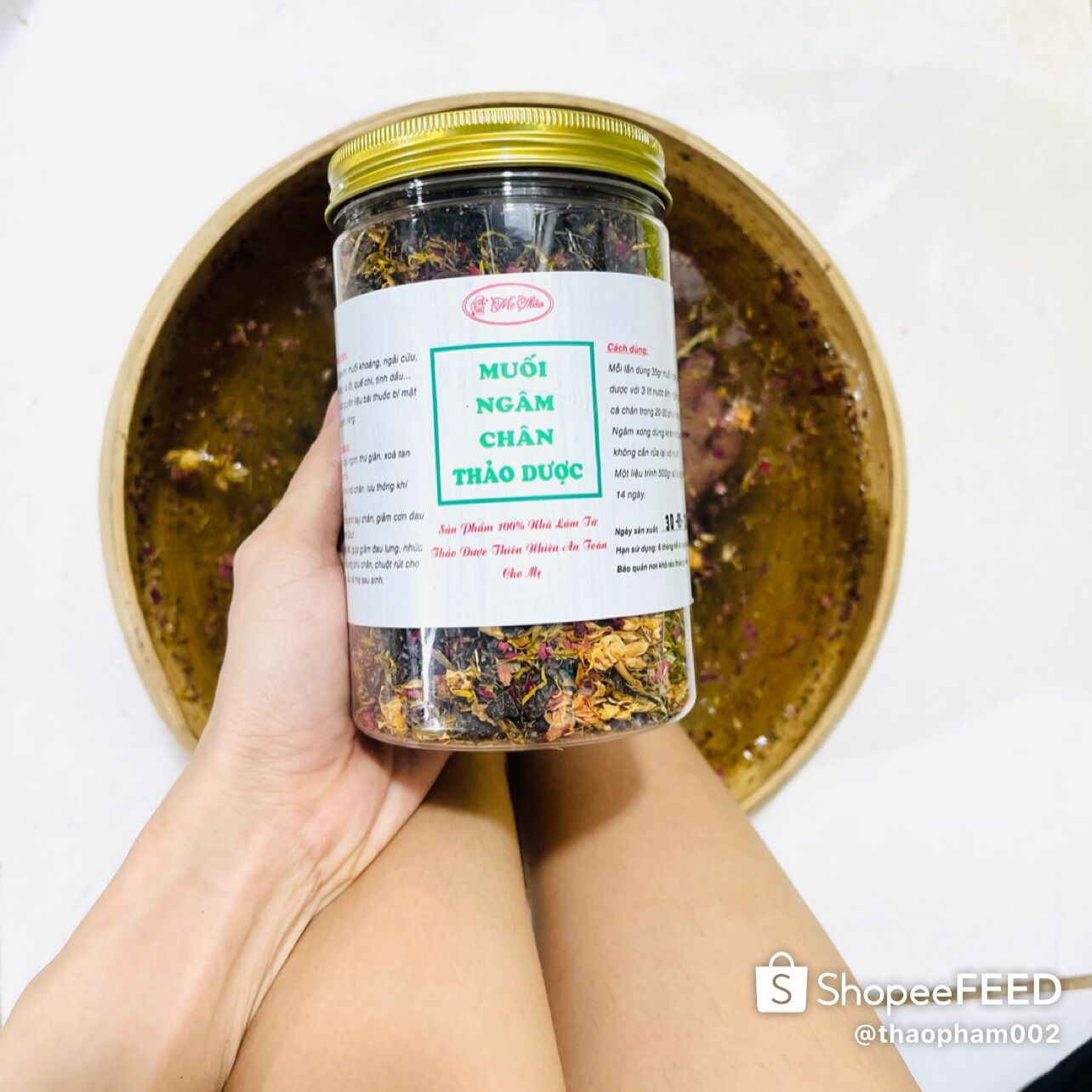 MUỐI NGÂM CHÂN THẢO DƯỢC 500G