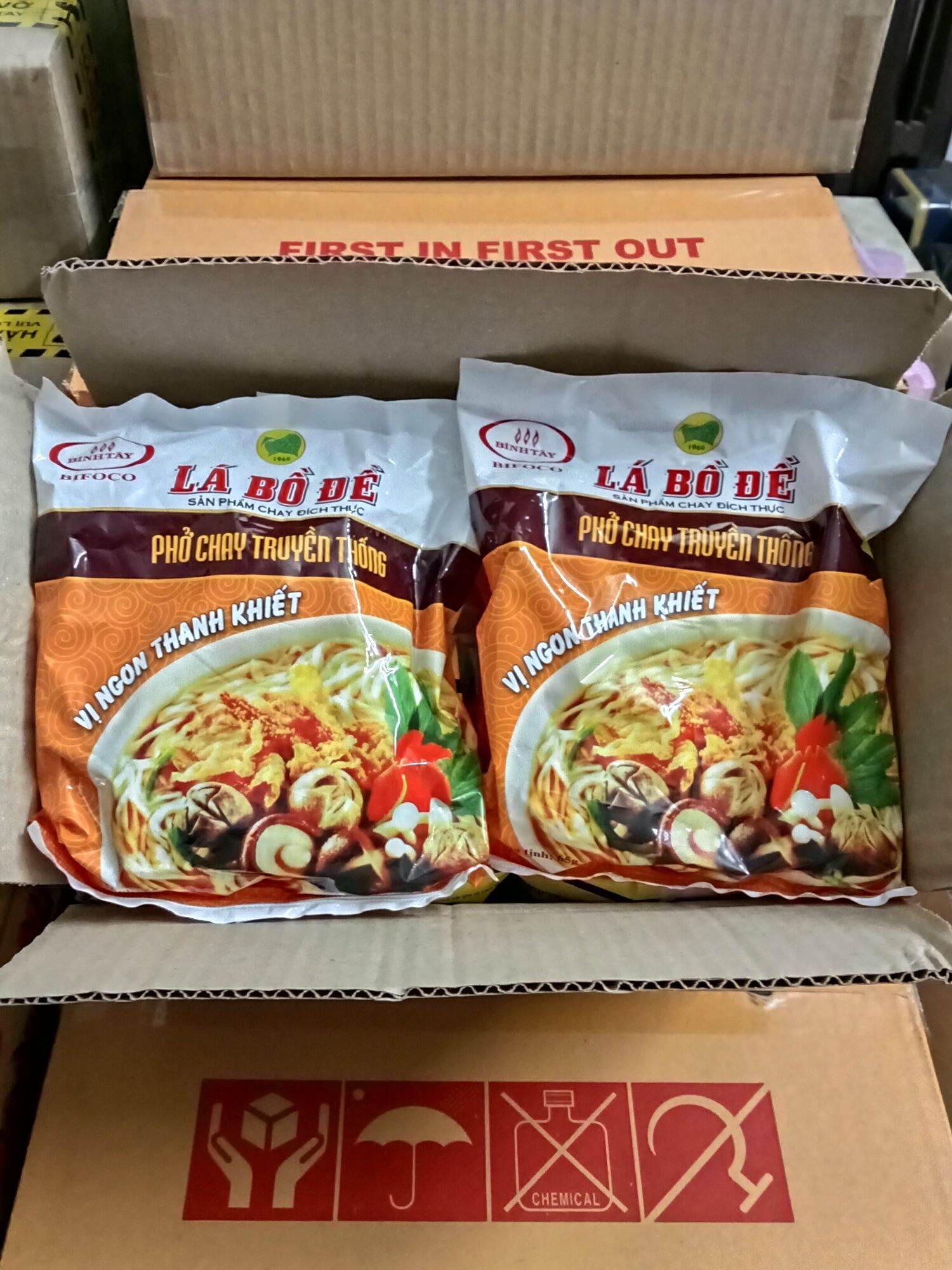 PHỞ CHAY LÁ BỒ ĐỀ BT (COMBO 10 GÓI *65G)