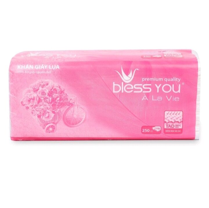 Khăn Softpack Bless You Alavie 250 tờ