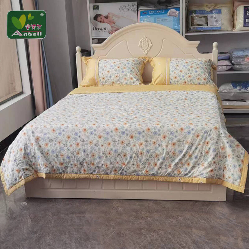 Chăn Điều Hòa Anbeier Vỏ Chăn Xuân Thu Mẫu Mỏng 180 Cotton Chăn Mát Mùa Hè
