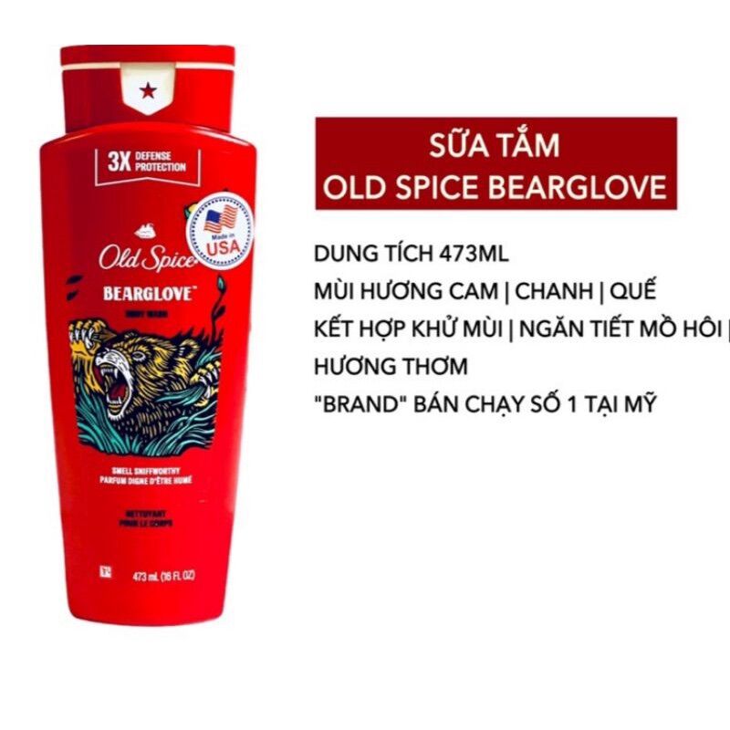 Sữa Tắm Old Spice Dành Cho Nam 532ml