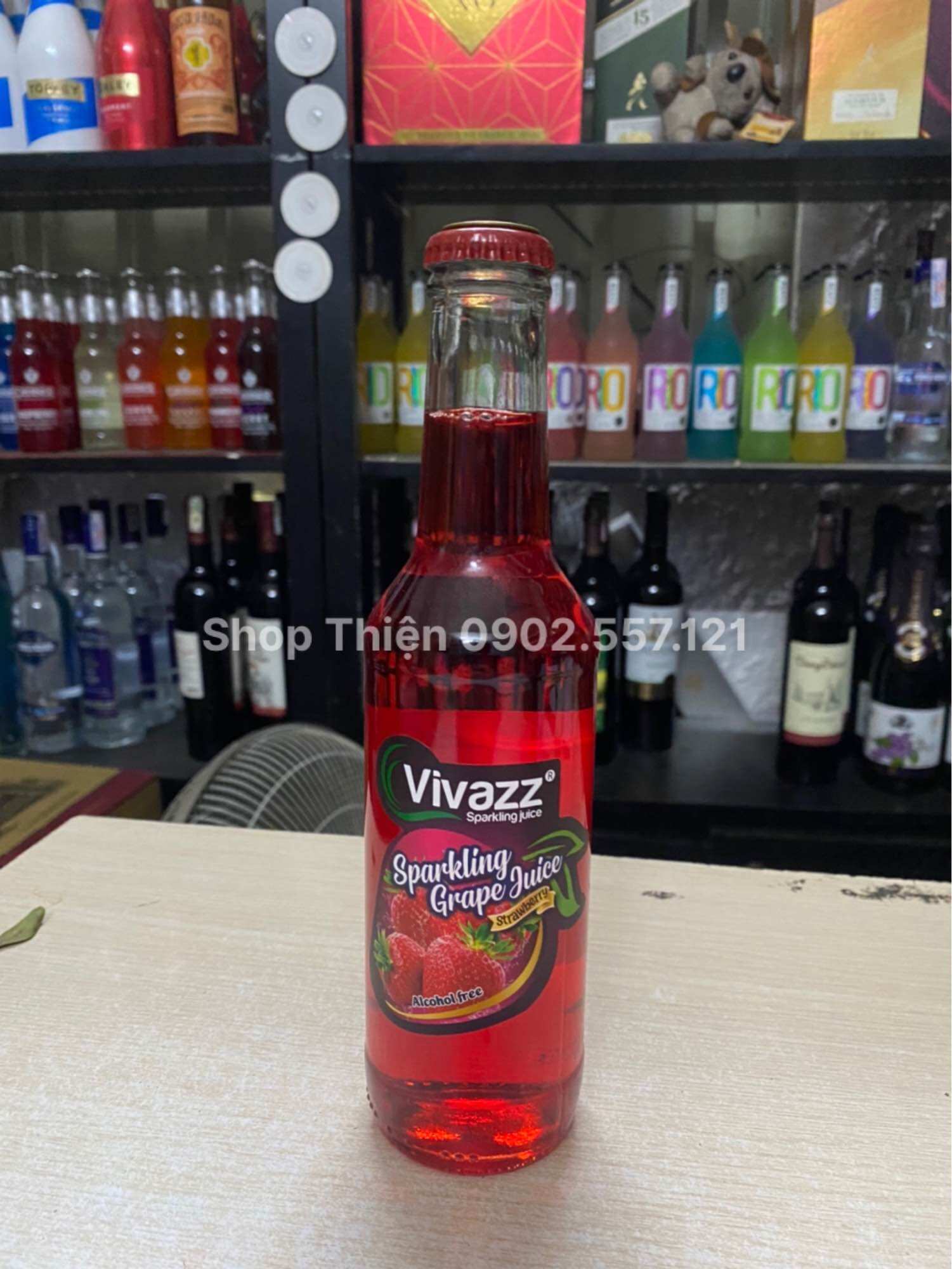 Nước Nho Có Ga VIVAZZ Sparkling Grape Juice 275ml