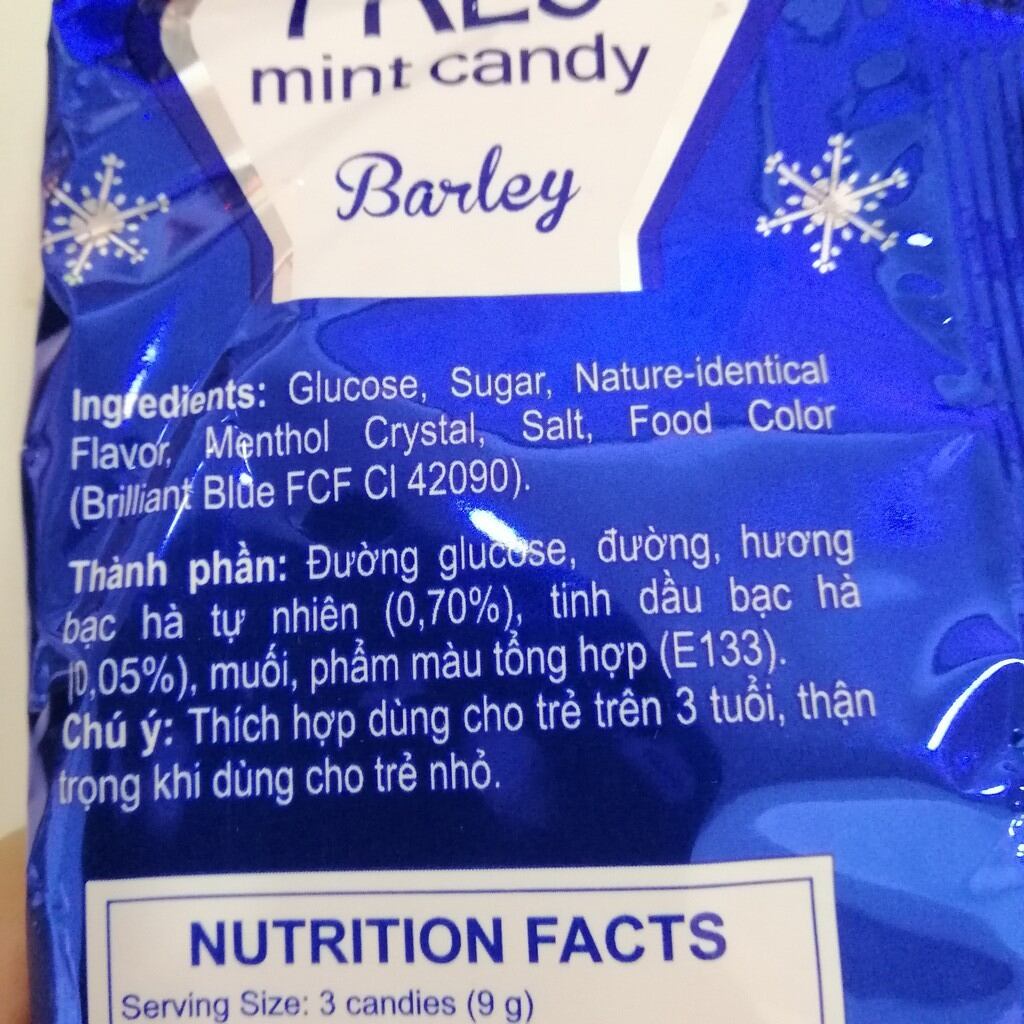 KẸO BẠC HÀ FRES MINT CANDY BARLEY 150G
