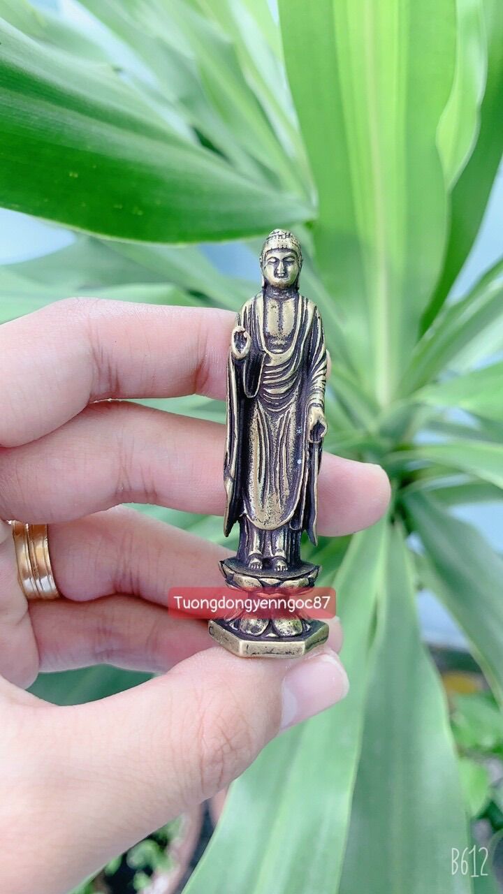 Tượng đồng Phật thích ca mini ( cao 7 cm )