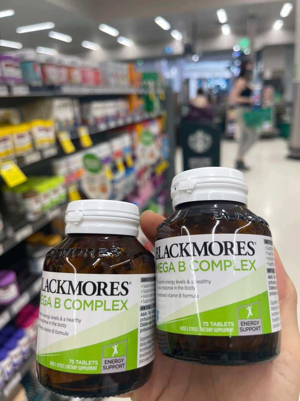 Vitamin B Blackmores Mega B Complex