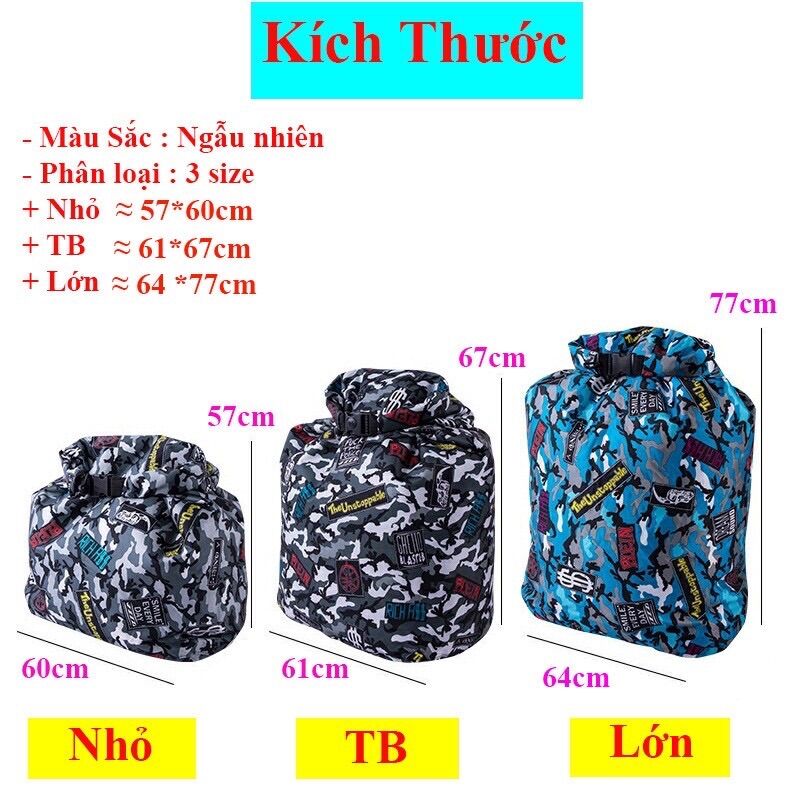 Túi đựng cá rằn ri gấp gọn, thùng đựng câu cá tiện lợi