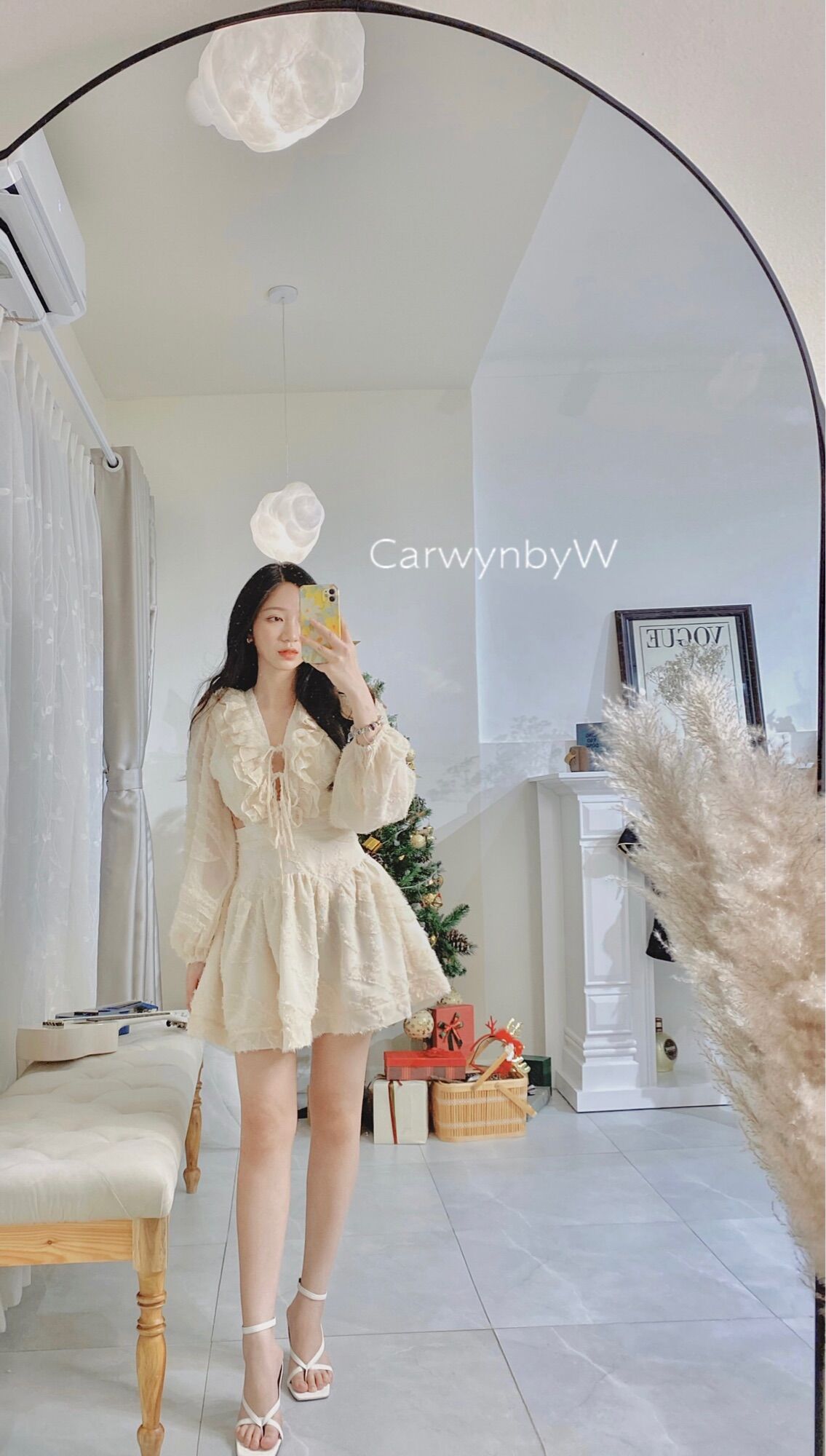 CarwynbyW - Váy Thiết Kế Hở Lưng- Khoét Eo (Violet Dress)