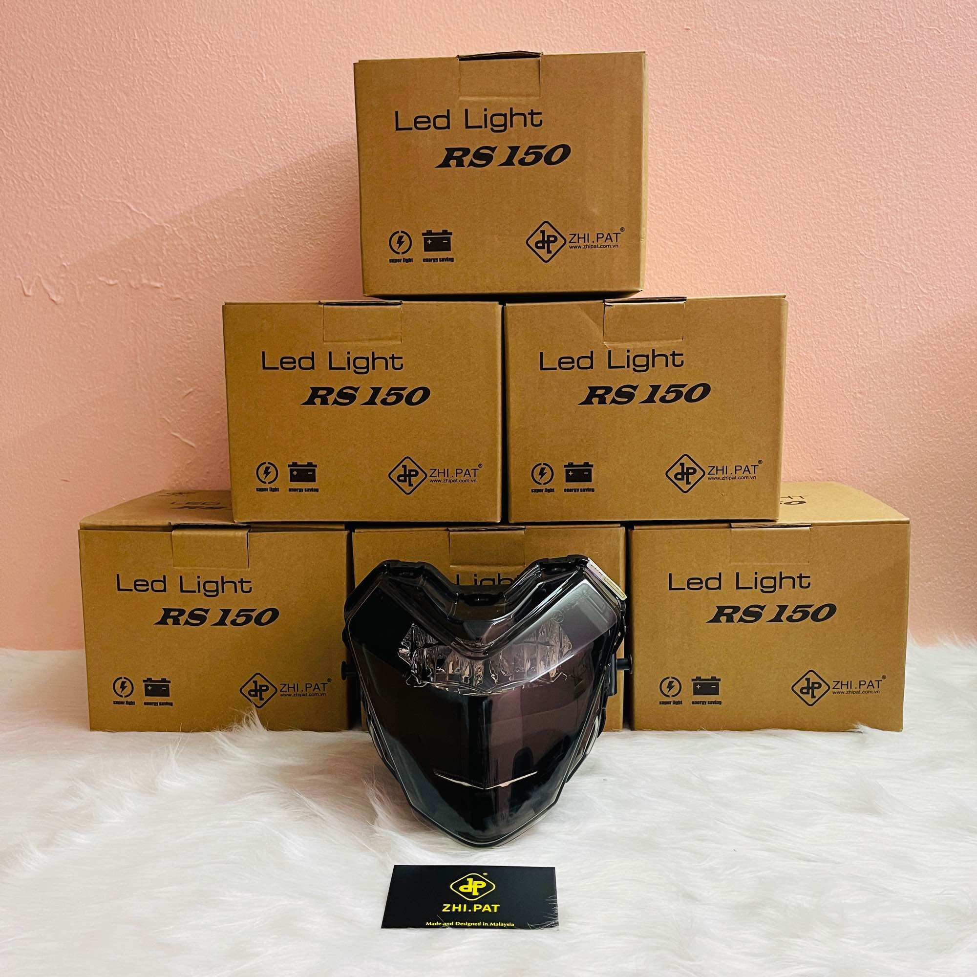 Đèn pha led, cụm đèn led 2 tầng cho rs150 malaysia gắn zin cho winner v1