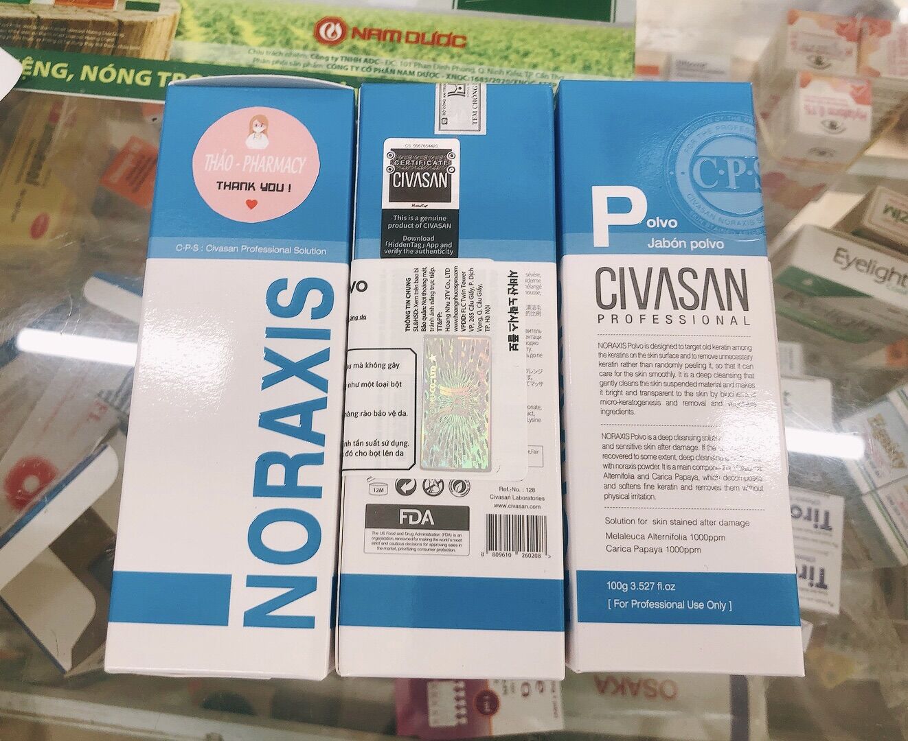 Tẩy da chết Enzyme Civasan polvo