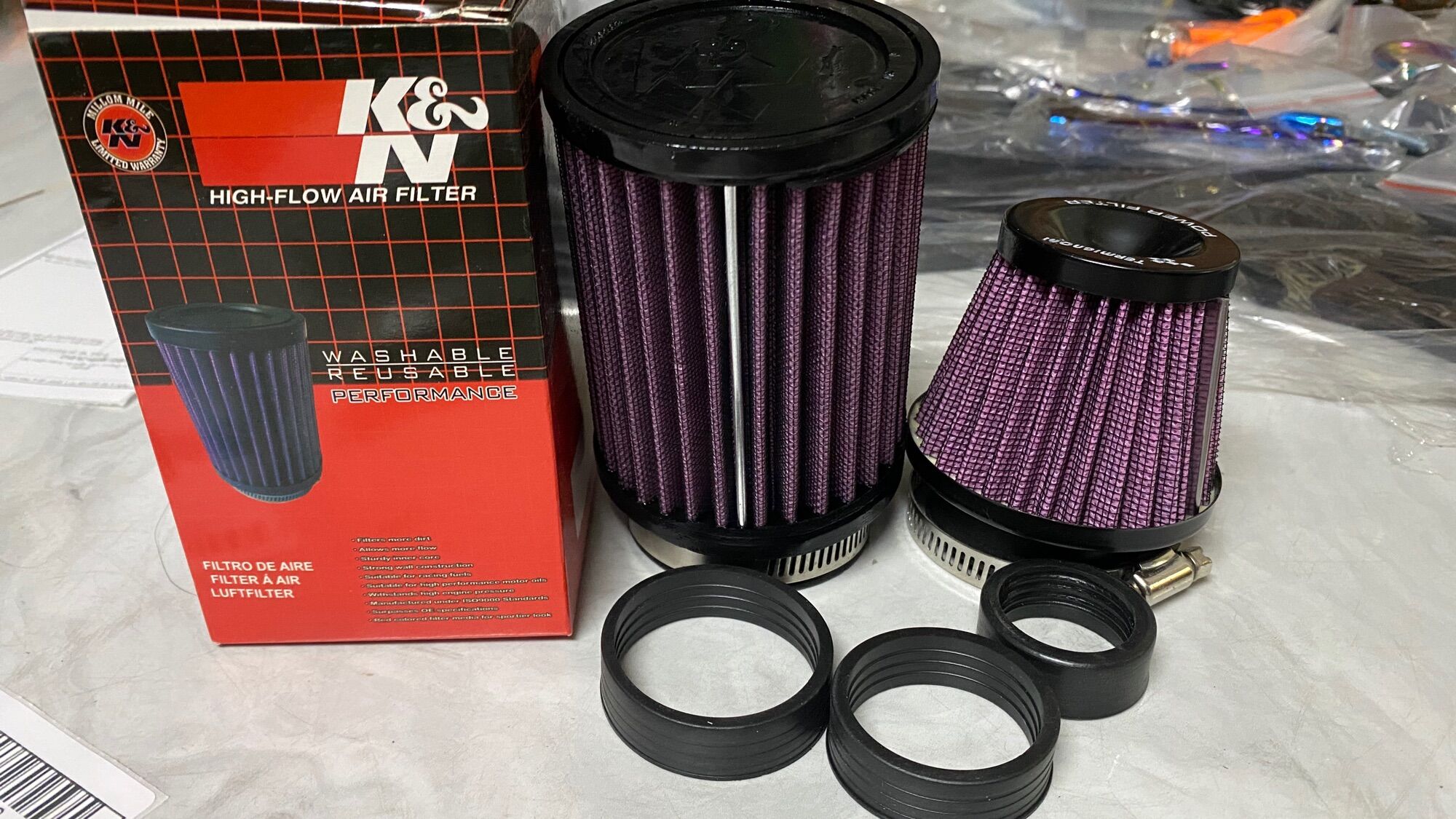 Lọc gió KN gắn xe máy