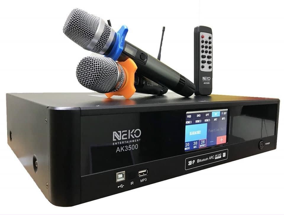 [Trả góp 0%]Đẩy liền vang số liền micro không dây NEKO AK3500
