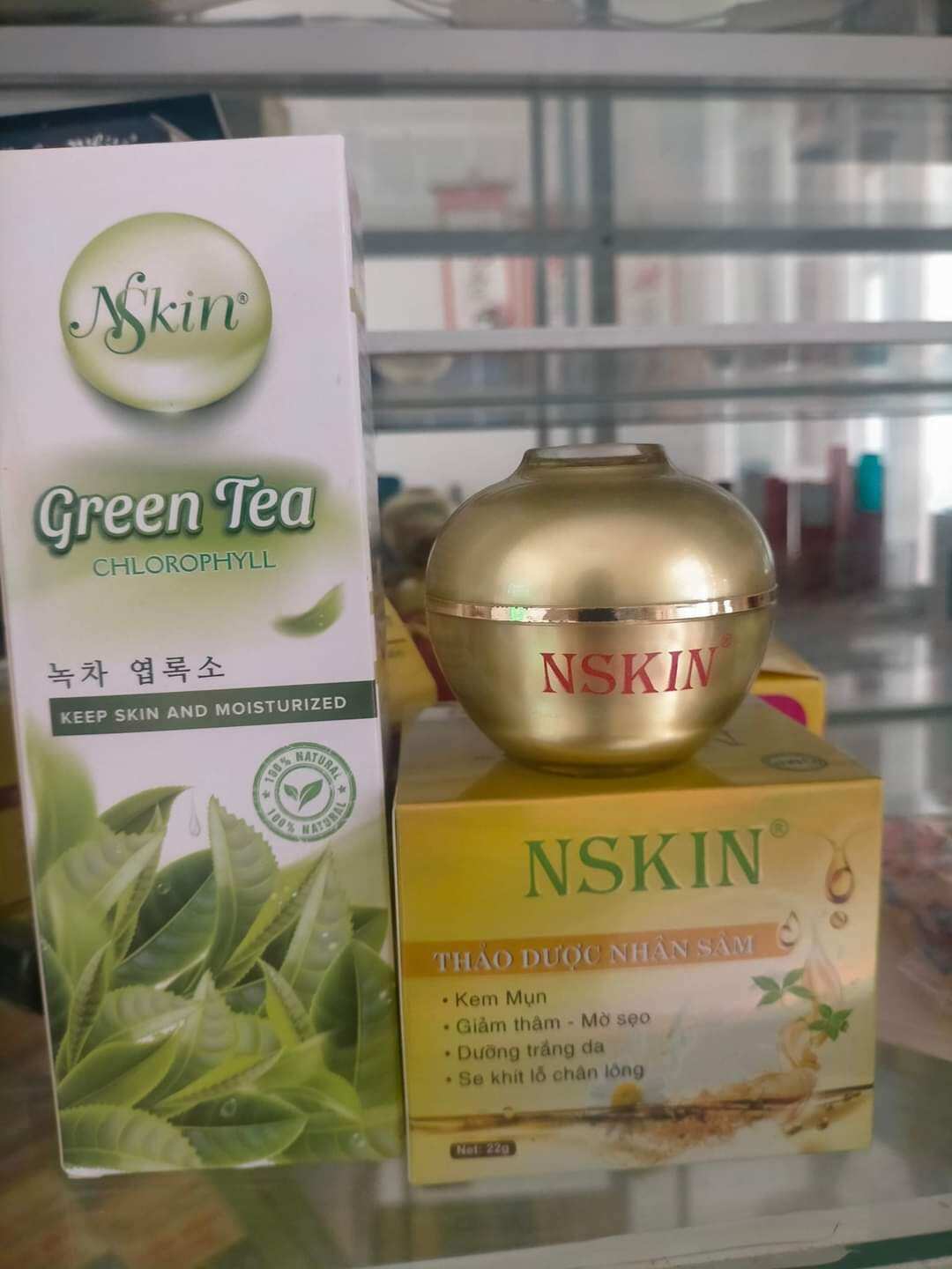 kem  thảo dược nhân sâm nskin( mụn)
