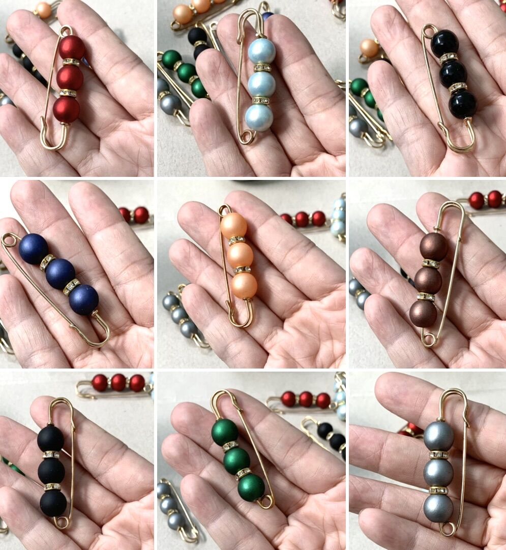 Kim băng 3 hạt trai 5,5cm.