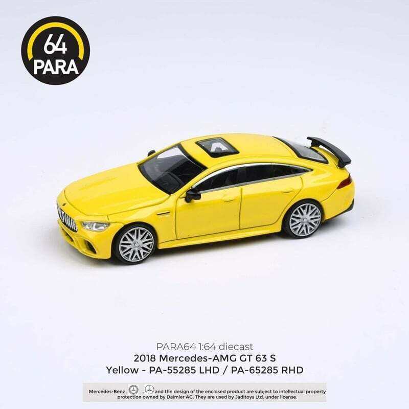 Xe Mô Hình Hợp Kim Mercedes-AMG GT 63S 4 Cửa 1:64 Para64 Phụ Kiện Trang Trí Đồ Chơi Cao Cấp Xe Mô Hì