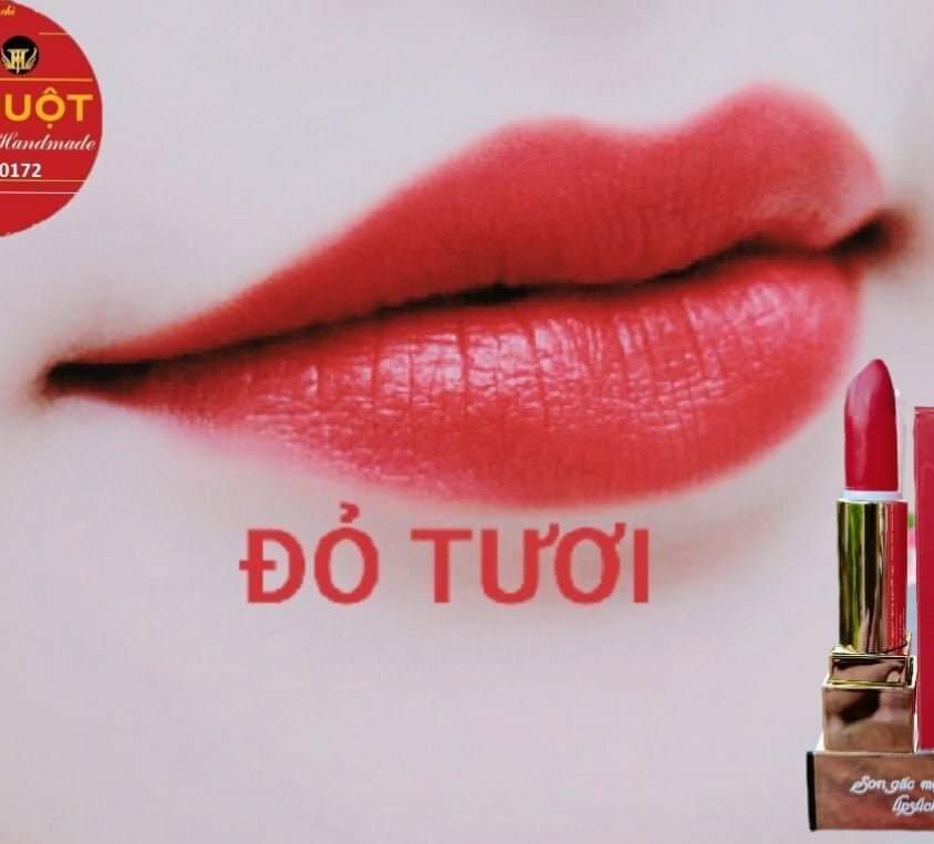 son gấc màu đỏ tươi
