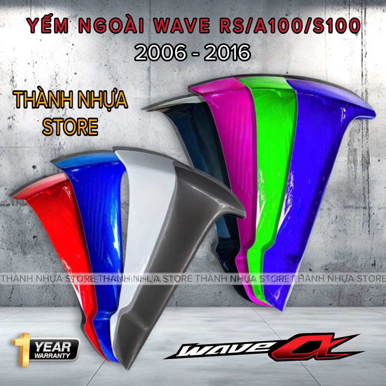 Yếm ngoài bửng ngoài wave rs/a100/s100