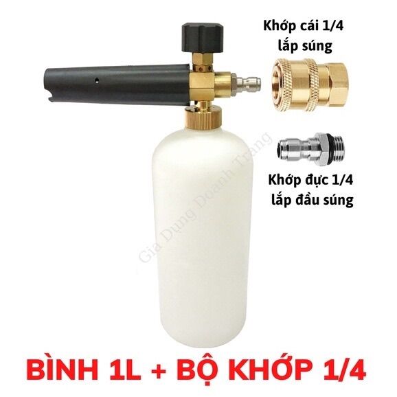 Bình phun bọt tuyết, Bình xịt bọt tuyết rửa xe dung tích 1L