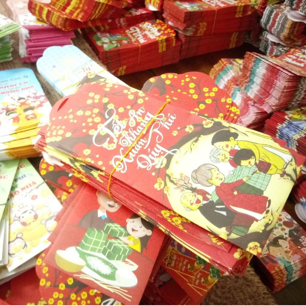 Combo 5 bao  lì xì Tết