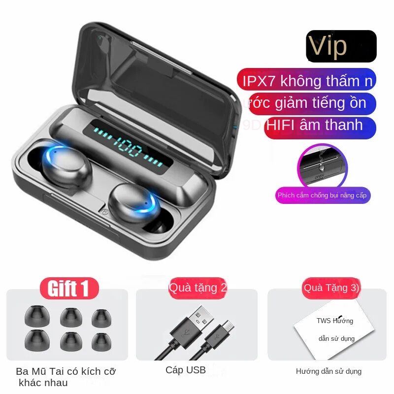 F9-5 Wireless Bluetooth headset 5.3 Headphones Sport Waterproof Noise Reduction Wireless Earbuds With Mic For Xiaomi iPhone