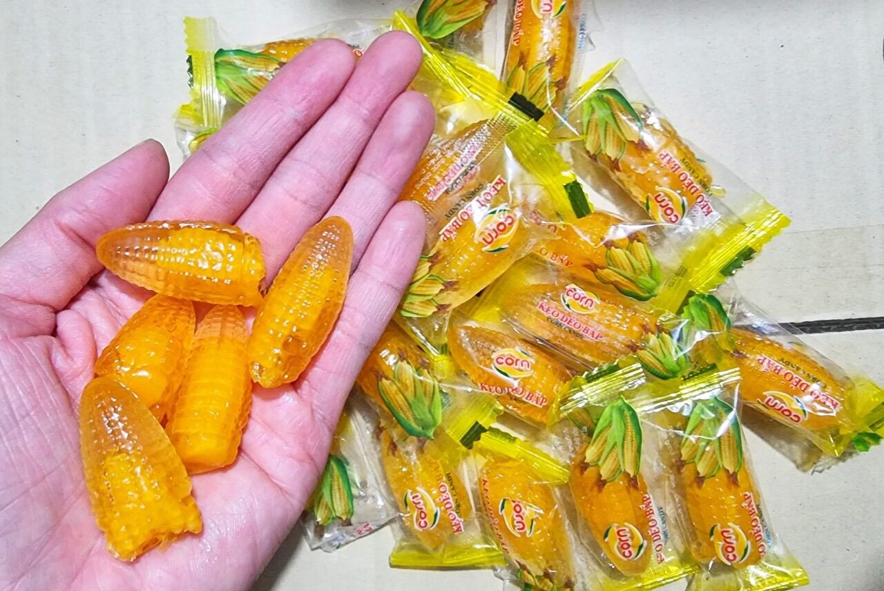 Transparent corn with yellow kernel 1kg-snacks-snacks-Tet holiday