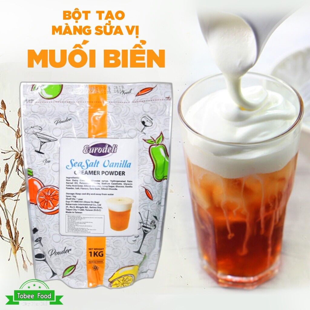 Bột Cream Cheese Eurodeli 200G - Bột Kem Mặn Phô Mai, Bột Kem Cheese Tạo Màng, Cream Cheese Powder