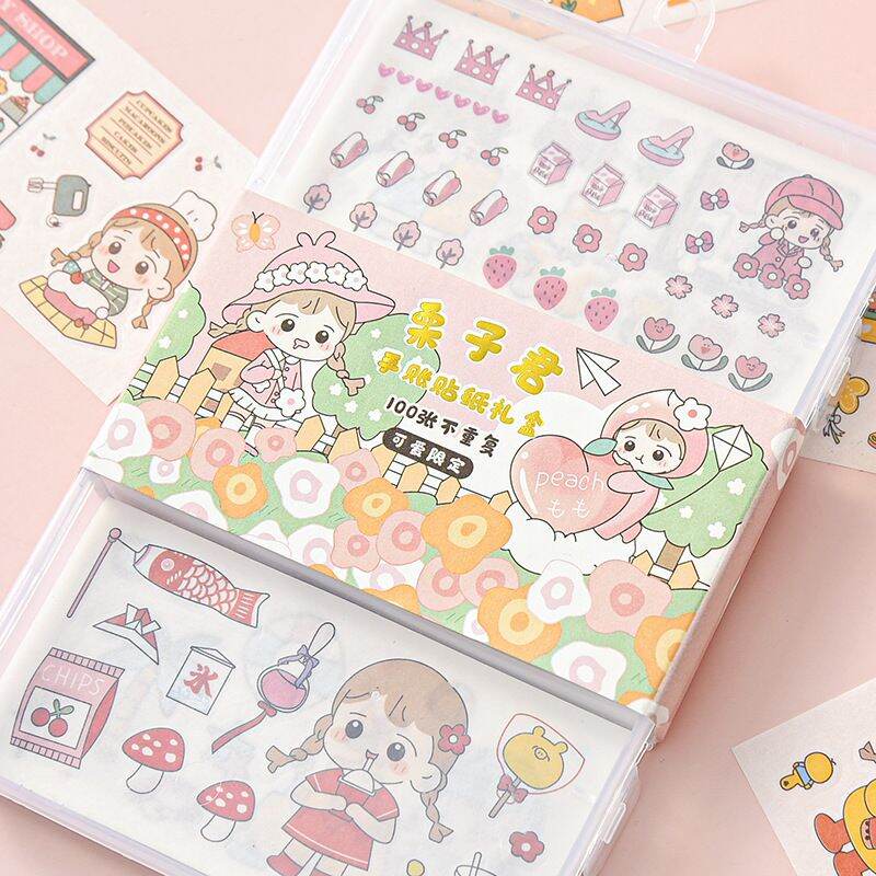 Sticker hộp 100 miếng