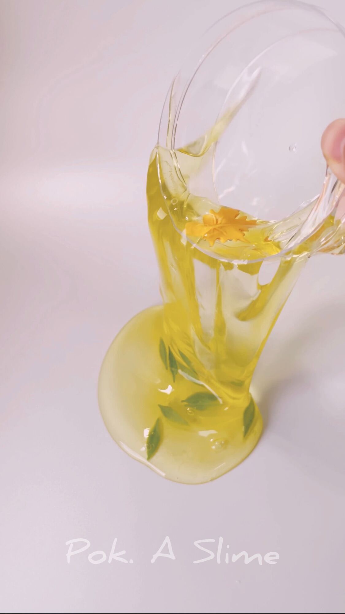 Slime Hoa Lá Flower Leaf water - chất slime Nước Water slime