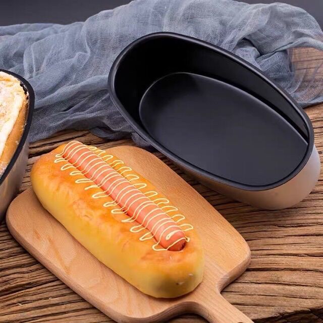 Khuôn oval bầu dục chống dính D08