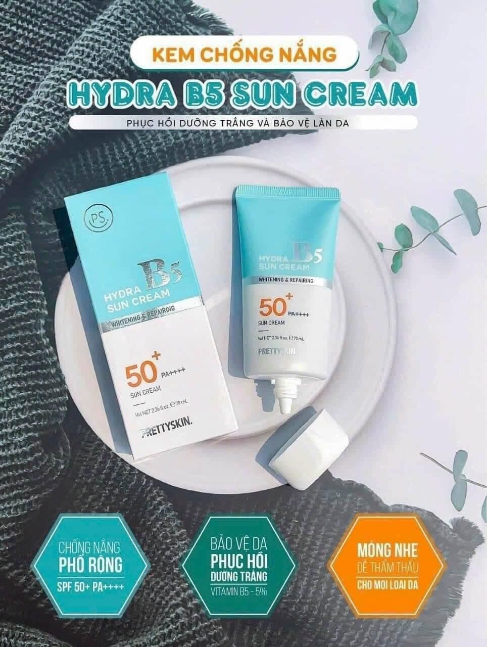 Kem chống nắng b5 pretyskin