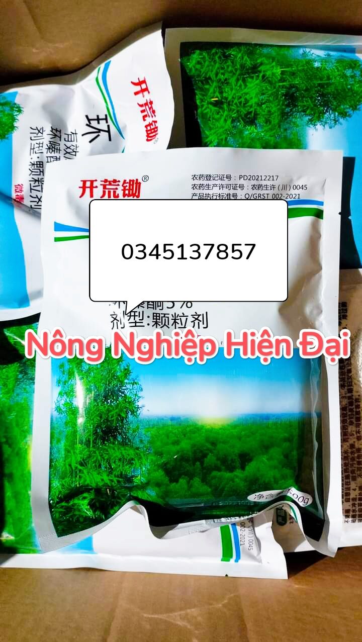 Thuốc diệt cỏ bột rắc diệt cây thân gỗ diệt cỏ lâu năm cây tre chuẩn nội địa Trung 500gram