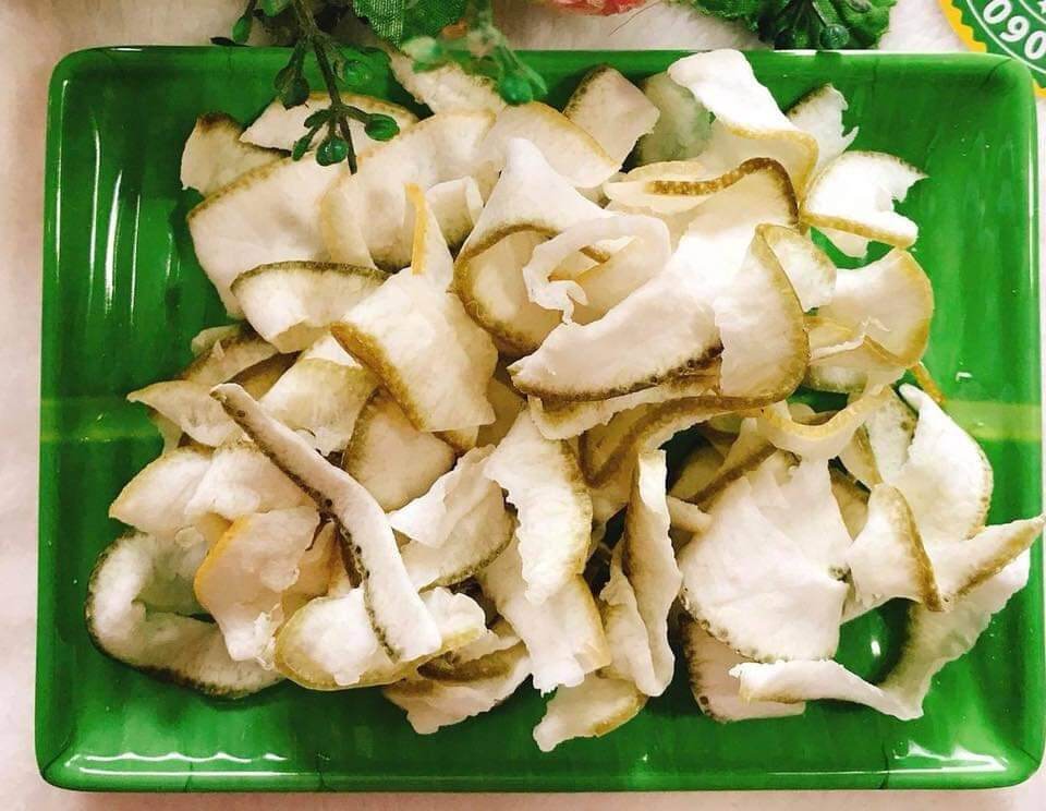 Mứt vỏ bưởi đường phèn Thái Bình 500g