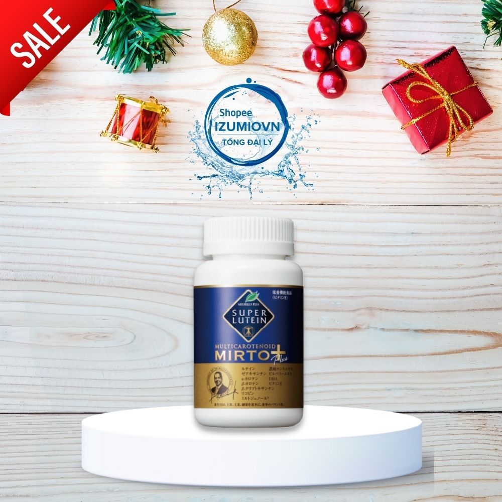 Super Lutein Mirto Plus - 120 viên - Bảo hành chính hãng Toàn Quốc - Date New 07/2023