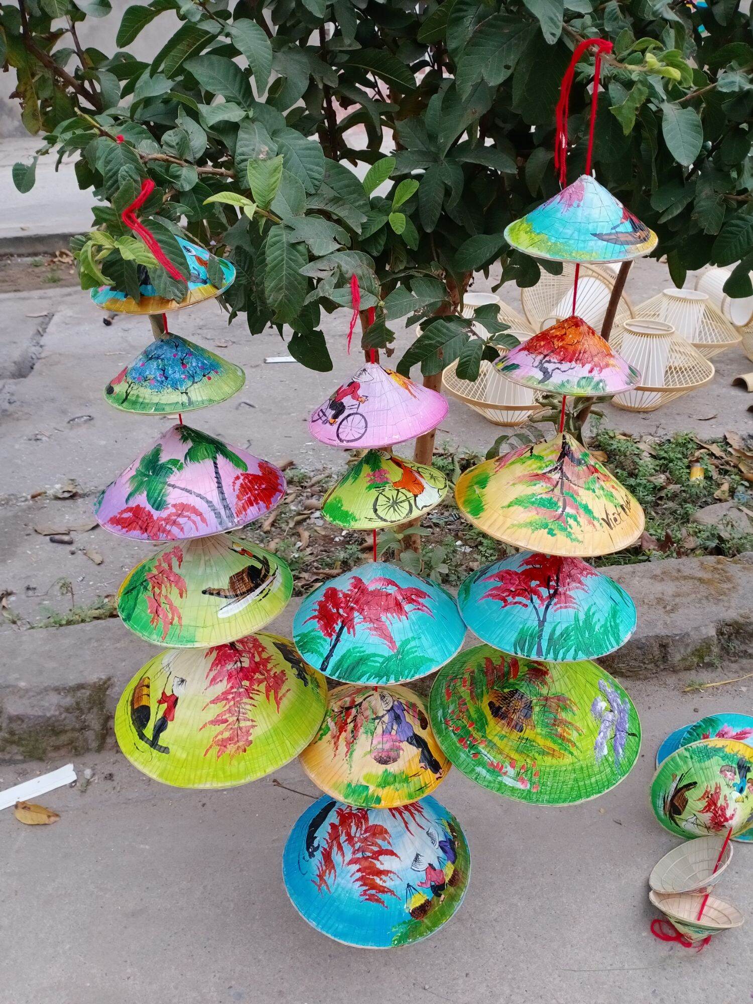 Dây 5 nón lá vẽ trang trí- 0988945425-0978945425