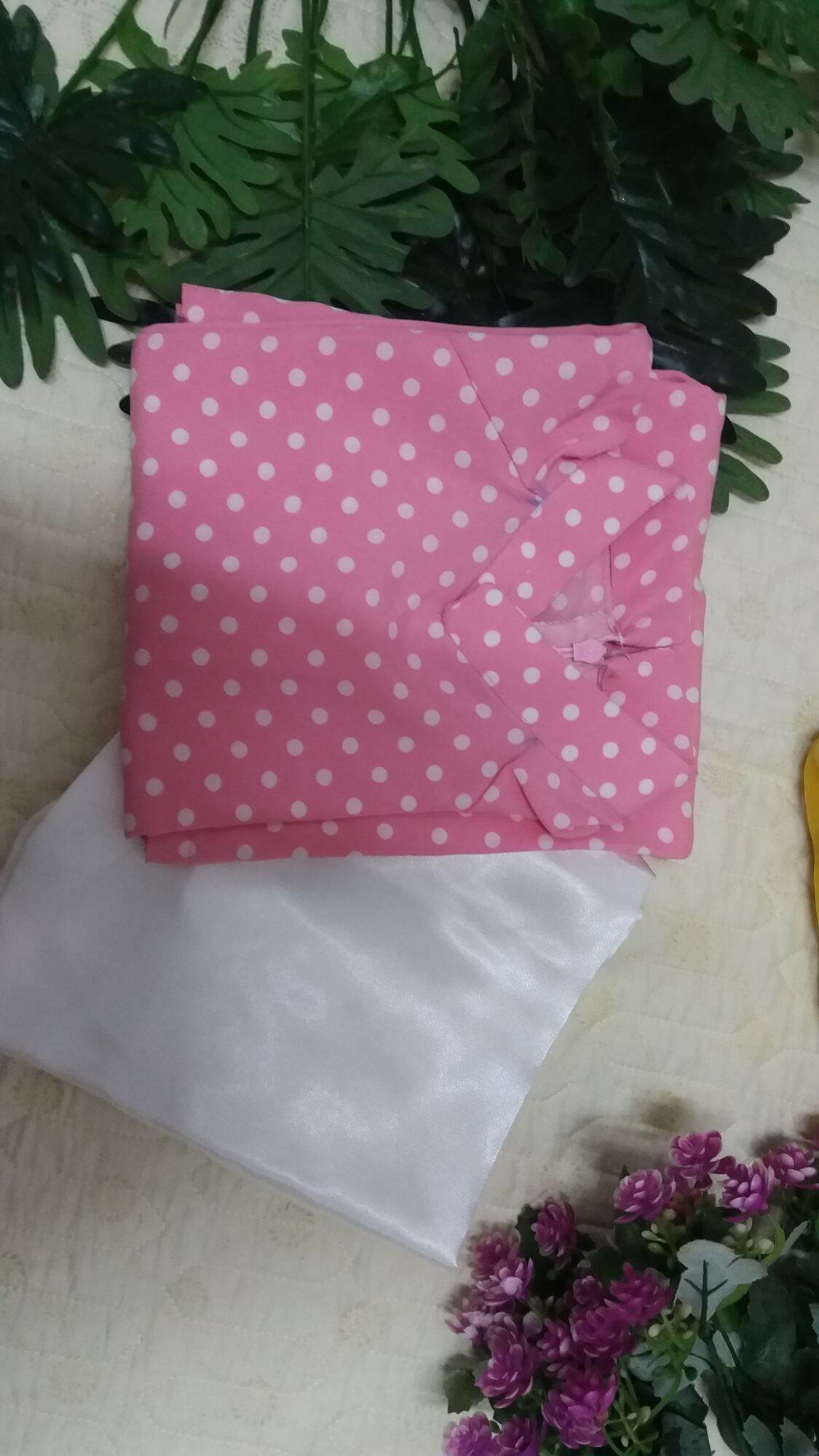 Áo dài chấm bi bé gái kèm quần