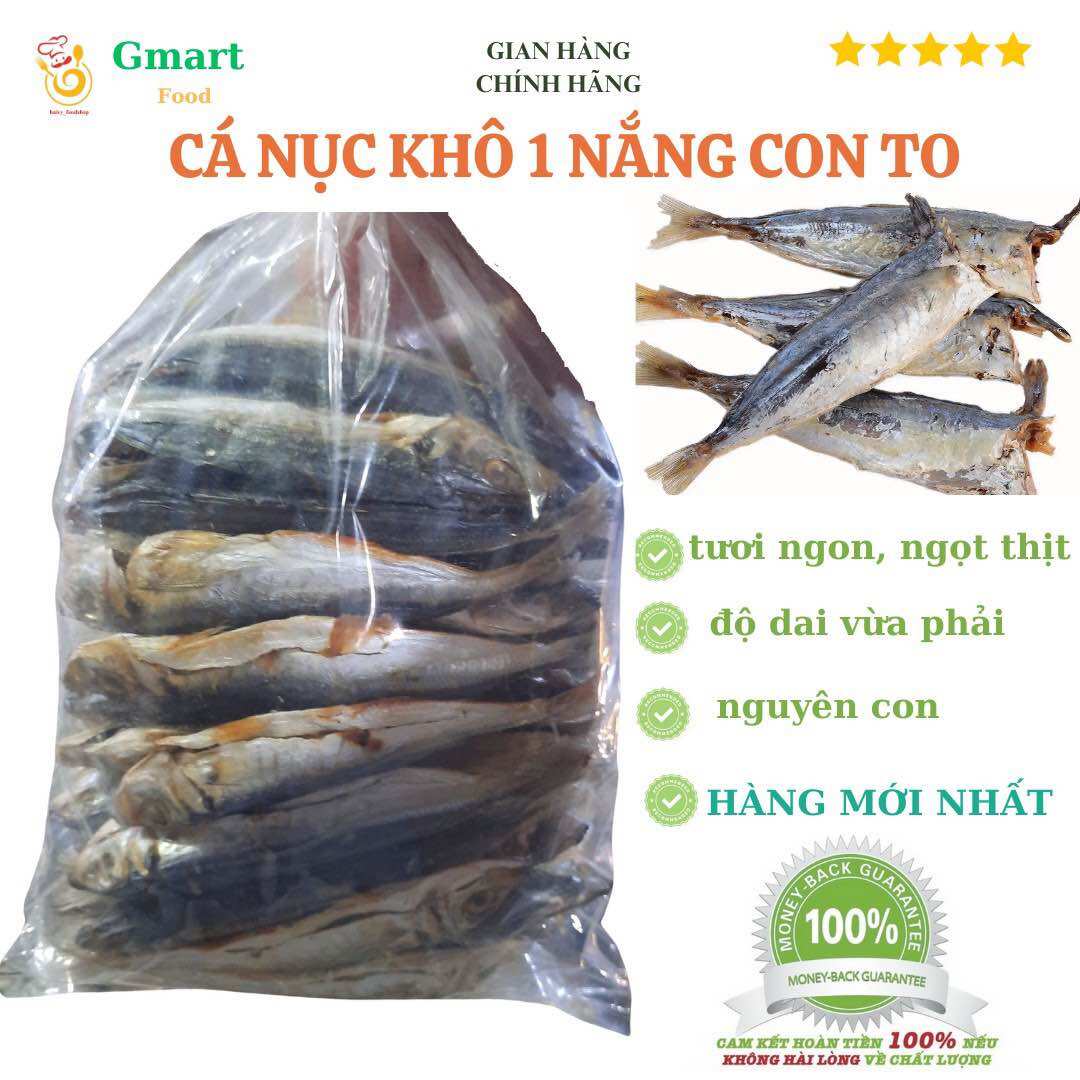 1 kg cá nục khô - đặc sản vùng biến Phú Yên