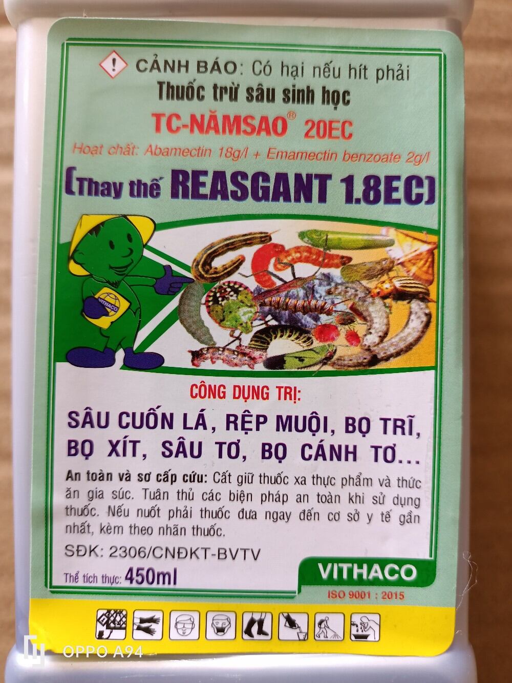 Trừ sâu sinh học TC-NĂM SAO 20ec